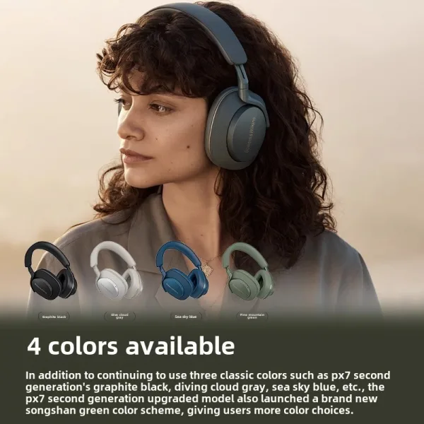 Original BW Px7s2e Wireless Noise Canceling HiFi  Headphones - Image 6